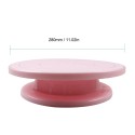 Plastic Cake Turntable Non-slipping Bottom Rotating Revolving Decorating Stand Platform for 10 inch Cake Mould Sugarcraft Tools Baking Supplier