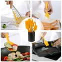 Silicone Spatula Sets Heat-Resistant Non-Stick Spatula 8pcs with Iron Core for Baking