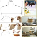 CakeDecor Stainless Steel Cake Decorating Supplies Cake Turntable 106PCS/Set DIY Cream Tools