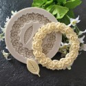 Wreath Leaf Silicone Liquid Mold Kitchen Cake Chocolate DIY Mold Fondant Baking Mold