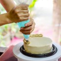 Cake Turntable Rotating Cake Turntable 11in with 2 Icing Spatula 3 Icing Smoother Cake Baking Cake Decorating Supplies 6pcs