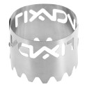 Lixada Portable Outdoor 2-in-1 Ultralight Titanium Alcohol Stove Rack Windscreen Camping Hiking Backpacking