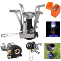 Camping Cookware Set with 3000W Camping Stove Cooking Pots Pans Tank Bracket For Outdoor Picnic Camping Hiking Backpacking