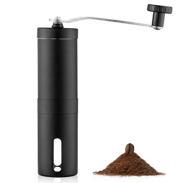 Manual Coffee Grinder Portable Hand Coffee Grinder with Adjustable Setting Conical Ceramic Burr Grinder Stainless Steel Coffee Mill for Drip Coffee Espresso for Home and   Travel