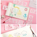 Multi-functional Drawing Stencils Straight & Wavy Lines Rulers Hollow Out Design PP Templates Reusable for Children Students DIY Painting Craft Scrapbooking Journal Photo Album Card Making