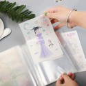 Hand Account Insert Storage Bag 40-Page Mini A6 Information Pouch Sticker Storage Book Organizer Folder