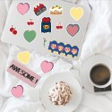 Cherry Love Cartoon Sticker Self-Adhesive Decoration Sticker Waterproof Tear Resistant for DIY Journal Album Diary Scrapbook