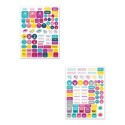 12 Sheets Essentials Planner Sticker Weekly Daily Schedule Sticker Planner Sticky Notes for DIY Calendar Planner Journal Decoration