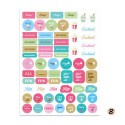 12 Sheets Essentials Planner Sticker Weekly Daily Schedule Sticker Planner Sticky Notes for DIY Calendar Planner Journal Decoration