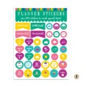 12 Sheets Essentials Planner Sticker Weekly Daily Schedule Sticker Planner Sticky Notes for DIY Calendar Planner Journal Decoration