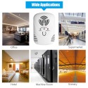 Electronic Electromagnetic Wave Mouse Repeller Rat Repellent Pests Repelling with Nightlight Adjustable Wave Frequency