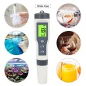 Digital PH Meter with ATC 3 in 1 Water Quality Tester PH/Temp Meter Total Dissolved Solid Tester Water Detector for Drinking Water Pool Spa Lab Aquarium Pond PH Test Tool for Water