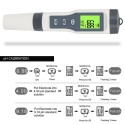 Digital PH Meter with ATC 3 in 1 Water Quality Tester PH/Temp Meter Total Dissolved Solid Tester Water Detector for Drinking Water Pool Spa Lab Aquarium Pond PH Test Tool for Water