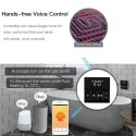 WiFi Smart Thermostat Temperature Controller for Electric Floor Heating 16A Touch Control Weekly Programmable APP/ Voice Control Compatible with Google Home/ Alexa