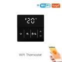 WiFi Smart Thermostat Temperature Controller for Electric Floor Heating 16A Touch Control Weekly Programmable APP/ Voice Control Compatible with Google Home/ Alexa