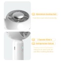 Handheld Cooling Fan Refrigeration Portable Mini Fan 3 Speed Low Noise Personal Fan for Travel Camping Office Home USB Rechargeable Electric Fans