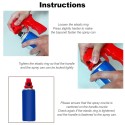 Aerosol Painting Spray Handle with Full Grip Trigger for Painting Car Maintenance(Can is not included)