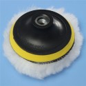 5PCS Large Diameter 4In Sponge Disc Automobile Furniture Polishing Waxing Suit