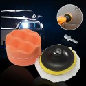 5PCS Large Diameter 4In Sponge Disc Automobile Furniture Polishing Waxing Suit