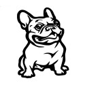 Bulldog Dog Car Sticker Reflective Car Adhesive Tape Styling Decoration