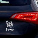 Bulldog Dog Car Sticker Reflective Car Adhesive Tape Styling Decoration