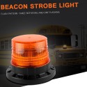 LED Strobe Light Emergency Warning Flash Beacon Light with Magnetic Base for Truck Vehicle School Bus