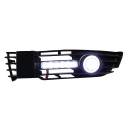 Pair of Front Bumper Grille Fog Light LED DRL Turn Signal Lamp Replacement For VW Passat B5.5