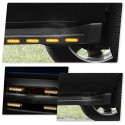 6PCS Yellow Hazard Beacon 6 Strobe LED Lights Emergency Flashing Side Marker Light Bars Warning Signal Towing Truck Flashing Lamp