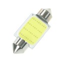 10Pcs Festoon 36mm C5W  COB LED White Interior SMD Bulb Car Light Source Dome Reading Lamp