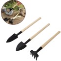 14PCS Garden Planting Tool Set Bonsai Succulent Transplanting Miniature Fairy Mini Garden Planting Gardening Hand Tools for Home Office Garden