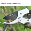 Secateurs SK-5 Steel Blade Pruning Shears Gardening Pruning Scissors Bonsai Cutters Gardening Tool Kit for Plants Rose Flowers Fruit Trees