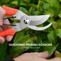 Secateurs Pruning Shears Professional Gardening Pruning Scissors Stainless Steel Blade Bonsai Cutters Anti-Slip Handles Gardening Tool Kit for Plants Rose Flowers Fruit Christmas Tree