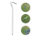 10Pcs 180mm Aluminium Alloy Outdoor Nail with Hook Design for Camping Tent Peg Stakes