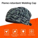 Flame-retardant Cloth Welding Cap Flame-retardant Anti-hot Anti-splash Heat Insulation Breathable Washable Welding Cap