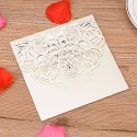 20Pcs Pearl Paper Laser Cut Wedding Invitation Cards Greeting Card Kits Event Party Supplies with Blank Inner Sheet