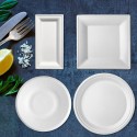 50Pcs Disposable 8 Inch Round Plates Compostable Paper Tableware Set Ecological Degradable Birthday Dinnerware for Barbecues Camping Picnics Party