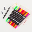 Dual Tip Brush Pens 120 Colors Art Markers Set with Brush and Fine Tips Colored Pen for Children Adults Artists Drawing Sketching Coloring Calligraphy Hand Lettering Journaling Planner Art Projects