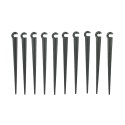 100pcs Fixed Stem Drip Irrigation Value Pack of Support Stakes for Flower Beds Herbs Garden