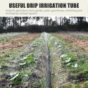 656FT Drip Irrigation Tube 3-5 Holes Drip Tape Distribution Tubing Agricultural Irrigation Drip Hoses Crops Plants Watering Tube Irrigation Hydroponics Dripline