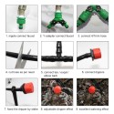 25MDIY Drip Irrigation System Automatic Watering Garden Hose Micro Drip Watering Kits with Adjustable Drippers