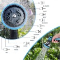 100ft Flexible Garden Water Hose Expandable Water Hose Nozzle with 10 Adjustable Watering Spray Patterns Brass Fittings Connectors for Watering Garden Cleaning Washing