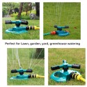 Garden Sprinkler Lawn Sprinkler Automatic 360 Degree Rotating Irrigation Sprinkler System Water Sprinklers for Yard Lawn with 12 Spray Nozzles