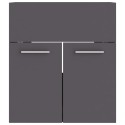 Sink Cabinet Grey 41x38.5x46 cm Chipboard