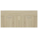 Sink Cabinet Sonoma Oak 100x38.5x46 cm Chipboard