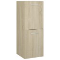 Bathroom Cabinet Sonoma Oak 30x30x80 cm Chipboard