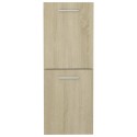 Bathroom Cabinet Sonoma Oak 30x30x80 cm Chipboard