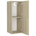 Bathroom Cabinet Sonoma Oak 30x30x80 cm Chipboard