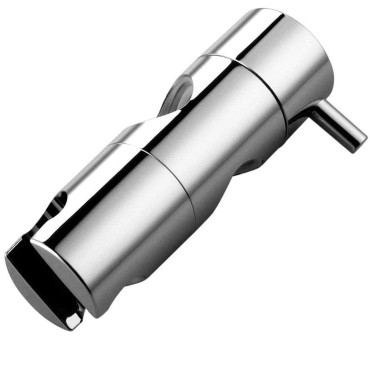 Adjustable Shower Head Holder For Slide Bar Rail Head Bracket Holder Handheld Shower Head Holder Bracket 360 Degree Rotation Sprayer Holder Polished Chrome