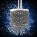 2PCS Toilet Brush and Holder Wall-mounted Soft Bristles Toilet Brush Cleaner No-drilling Bathroom Deep Cleaning Toilet Bowl Brush