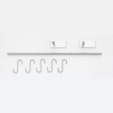 Towel Rack Towel Shelf Stainless Steel Towel Bar Hanger Storage Organizer Stainless Steel Wall Mount Bathroom Towel Bar